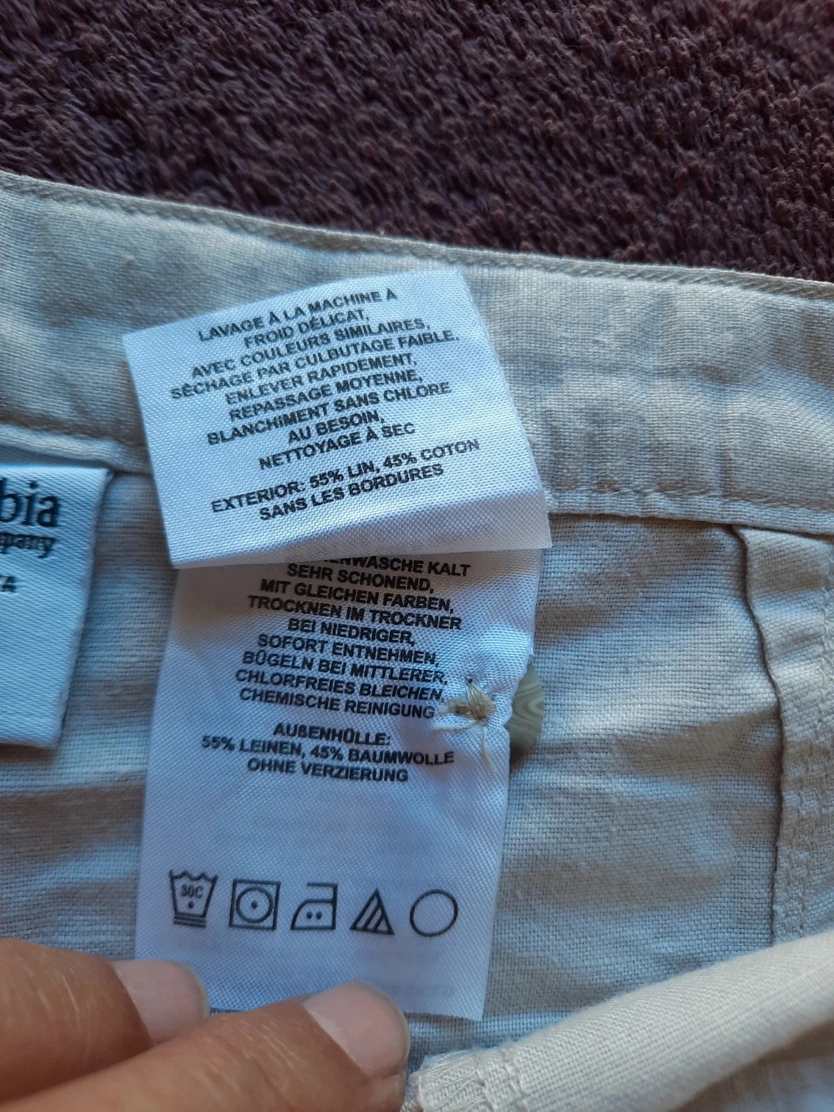 🥀Short de linho e algodão, feminino Tamanho 38/40. Columbia. – photo 7